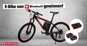 Gewinne ein E-Bike von Einhell