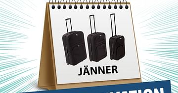 Gewinne 3x1 Reisekofferset von Möbelix!