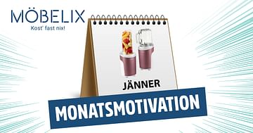 Gewinne 3x1 Smoothie Maker von Möbelix!