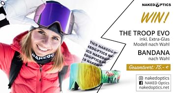 Gewinne Skibrille "The TROOP EVO"