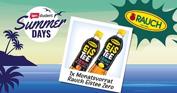 1x Monatsvorrat Rauch Eistee Zero