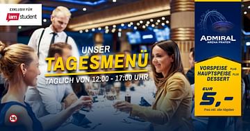 Tagesmenü um nur 5€!