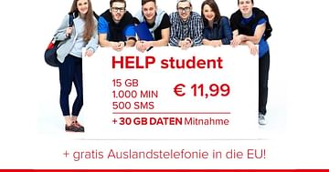 Ein Studententarif, wie für dich gemacht.
