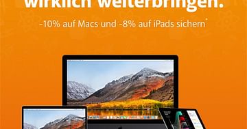 Spare 10% auf deinen neuen Mac & Zubehör!